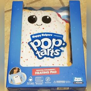 Happy Helpers Pop Tarts Frosted Strawberry Microwaveable Heating Pad